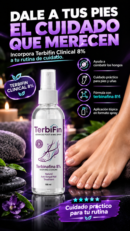 TerbiFin Clinical 8% - Spray anti hongos
